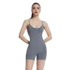 Off-the-Shoulder Rompers Women Sport Rompers Stylish Women's Yoga Romper med spaghetti-remmar Buttlyftad design för Pilates