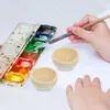 Bols 10 pcs Small Wood Bowlware pour dessiner des artisans de bricolage