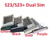 Baruile 5pcs Single Dual SIM SIM SIMPORDER pour Samsung Galaxy S21 S22 S23 Plus S21 Ultra S21U SLOT HOLDER ADAPTER PIEUX