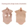 Kumiho 8th No Oil Silicone Breast Forms With Airbag Repair Belly Breast Silicone bildar Half Body Transgender Sissy Crossdresser