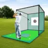 Golf Swing Practice Objetivo Conjunto de Golf Golf Golf Práctica de práctica de la jaula Rango de conducción portátil Objetivo de entrenamiento de golf 2x2x2m