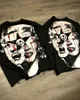 Camisetas gráficas de grandes dimensões Gothic Punk y2k top hip hop harajuku homens de manga curta Mulheres soltas versátil camiseta streetwear 240325