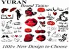 NXY Temporary Tattoo Cherry Sexy Lips s Sticker for Women Girls Kids Children Waterproof Paper Butterfly Fake Body Art Tatoos 03309764771