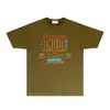 Nowa marka Rhude Summer Tshirts Mens Designer T koszule damskie modne ubrania Rh031 statek z nadrukiem T-shirt rozmiar T-shirt S-xxl