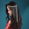 Stage Wear Belly Dance Diamond Chain Tiara Forehead Ornament Belt Dual-Purpose Exotic Show Performance Accessories Headband
