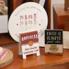 DollHouse Miniature Wooden Billboard Bakery Coffee Shop House Signboard Modelo DIY Play House Toys Home Desktop Card Titular