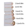 Transparent Crystal Bubble Hairpin Shiny Creative Personality Side Hair Women Girl Headwear Hair Clips Accessories Summer P B0Z0