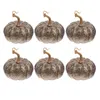 Decoratieve bloemen 6 pc's simulatieschuim pompoen pompoenen hanger middelpunt halloween tafel decoraties pailletten schuimen hangende val