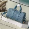 Nieuwe modeontwerper Bag Retro denim tas dames crossbody tas luxe handtas zwerver schoudertas blauwe denim crossbody tas m57790 m24564 reiszakken boodschappentassen