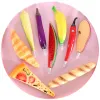 Creative Food Bread Ballpoint Pen Office School School Apprenties Apprenties Fruit and Vegetable Student Prix Gift Funny Stationery