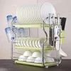 Küche Aufbewahrung AYD BIUTART Freestanding Set 3 Stufen B Form Organizer Rack Schüssel Messer Teller Trocknen einzigartig