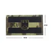 Liberwood Allemagne Eagle Réflexion Deu Infrarouge IR Patch Deutschland German Multicam Multicam Tactical Badge Vêtements Applique