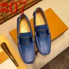 62Model luxurious Men Dress Shoes Casual Genuine Leather Mens Loafers Moccasins Designer Slip on Boat Shoes High Quality Chaussure Homme Plus Size 38-46