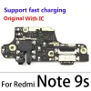 Original For Xiaomi Poco X3 Redmi Note 8T 9s 9 Pro USB Charging Port Dock Plug Connector Jack Charge Board Flex Cable