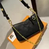 Heiße Totes Designer -Tasche Frauen Crossbody -Umhängetaschen Kette Brieftasche Lady Easy Beutel auf Gurt Geldbeutel Buchstaben geprägte Blütenstreifen Luxusmarke Handtaschen Handtaschen