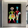 Circus Dancers Clown Performner Tightrope Walker Matchbox Art Affiche et imprimés Toile peinture murale Pictures d'art Home Room Decor