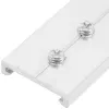 2 PCS Connettori del soffitto Connettori per finestre giunti tende tende accessori Rail in lega di alluminio estensione elettrica