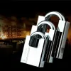Multifunctional Padlock Keyed Padlock Waterproof Antirust Anti-Theft Lock Pry Door Lock Unlocked Head Window Lock with 3 Keys