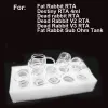 10pcs bąbelkowy szklany rurka do martwego królika v1 v2 V3 tłuszcz królika sub omak zbiornik gruby królik RTA Destiny RTA Glass Tank Ornament