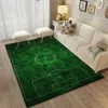 Tappeti per pavimenti per la stampa di calcio 3d per soggiorno area calcio tappeti per bambini tappetini da bagno per bambini
