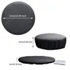 Chair Covers 2Pcs/Lot Dental Cover Dining Stretch Stool Faux Leather Round Protector Dentist Seat Slipcover