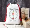 Sublimation Blank Santa Sacks DIY PersonalLized Kordelbeutel Weihnachtsgeschenkbeutel Taschenwärmeübertragung 0805 ZZ