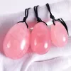 순수한 천연 쿼츠 요니 계란 세트 케겔 운동제 공 vginal balls 근육 jade eggs 마사지 볼 질 조임