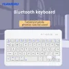 Teclados teclados teclados sem fio Mini -teclado Bluetooth para computadores teclados recarregáveis para laptop para tablet Android iOS Windows portátil