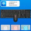 Combos clavier sans fil de souris combo slim ergonomic multimédia clavier 104 touches 10m gamme réalisable pour le bureau d'activité informatique PC