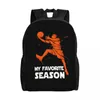 Backpack basketbal levenspatroon voor mannen Women Water Resistent College School Sport Bag Printing Book Bag