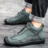 Сапоги бренд мужские сапоги кожаные мужские ботинки для ботинок