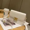 O designer de bolsa de couro vende bolsas femininas novas a 50% de saco de desconto para feminino versátil uma bolsa de ombro moda