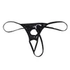 Mannen exotisch sexy lingerie octrooi lederen slipje g-string ondergoed open kont string gay mannelijke t-back underpants met penisgaten 240320