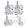 Heavy Duty Office Chair Wheels 5Pcs 360 Swivel Replacement Chair Casters Roller Wheel Computer Chair Wheel for Furniture Office
