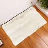 Mattes de bain Texture naturelle Mat à bois Porte d'entrée de tapis de tapis de tapis chaud pour couloir sur la douche toilettes
