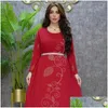 Vêtements ethniques Eid Mubarak Caftan Femmes musulmanes diamants Abaya pour la Turquie Dubaï