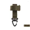 Kampmeubilair Yongs Keychain Tactical Gear Clip Keeper Zakriem Webbinghandschoenen Touwhouder Militaire haak Nylon Keyring Drop Lever DHEXC