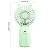 Ofbk Small Fan Handheld Mini Fan Summer Portable Fan AA-Battery Wesorzy kieszonkowe (baterie nie włożone)