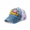 Caps Hats Cartoon Kids Denim Snapback Baseball Cap Boy Sun Hat Cotton Visor Summer Autumn Outdoor Adjustable Mesh Drop Delivery Baby M Dhrtp