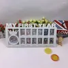 Frame Creative Baby Commemorate First 12 mesi Picture Frame Kids Growing Memory Gift fai da te Borns Year Souvenirs Po