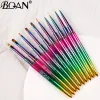 BQAN 10 Style Star Gradient Nail Art Brush Diamond Gradient Nail Brush Line Painting Brushes Nails Crystal Acrylic Liner Drawing