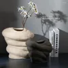 Vasen moderne einfache Keramik Vase Creative Art Flower Ware Dekoration Artefakt Home