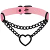 Chokers gotiska svart spikade punk choker krage spikar nitar med päckad chocker halsband för kvinnor män bondage cosplay goth je dhgarden dhkfy