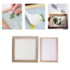 Paper Making Mould Deckle Traditional DIY Craft Wooden Papermaking Screen Frame Kids Children DIY Paper Craft Rectangular Mold