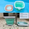 Beach Sand Play Water Set Folding Bucket Summer Toys for Children Kids Outdoor Game Accessories Color Random 240408