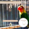Autres fournitures d'oiseaux PARROT Swing Placed Parakeet Toys Cages for Parkeet Accessoires Couc Maqueur