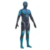 الأزرق Cosplay Beetle Costume Zentai Jumpsuit Superisto bodysuit للأطفال