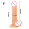 Oversized Realistic Dildos with Suction Cup Soft Skin Feeling Huge Penis Thick Phallus Anal Plug Big Dick sexy Toys for Women