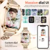 Uhren Lige Smart Watch Woman Sport Fitnes ai Sprachkontrolle Volles Touch Armband Bluetooth Call wasserdicht für Fashion Ladies Smartwatch