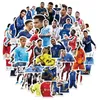 Autocollants pour enfants 50pcs Figures de football de football de foot